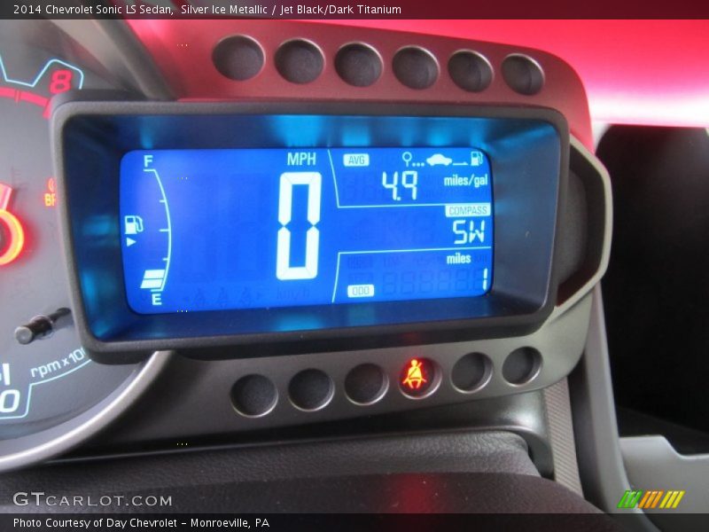 Silver Ice Metallic / Jet Black/Dark Titanium 2014 Chevrolet Sonic LS Sedan
