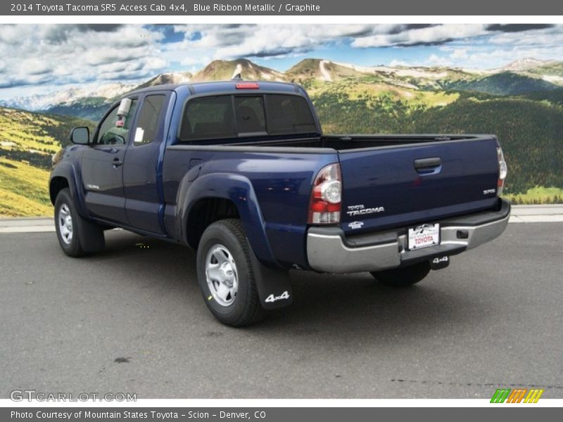 Blue Ribbon Metallic / Graphite 2014 Toyota Tacoma SR5 Access Cab 4x4