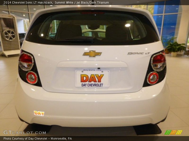Summit White / Jet Black/Dark Titanium 2014 Chevrolet Sonic LT Hatchback