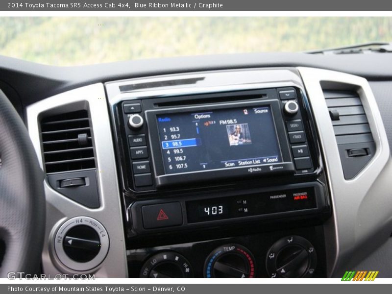 Blue Ribbon Metallic / Graphite 2014 Toyota Tacoma SR5 Access Cab 4x4