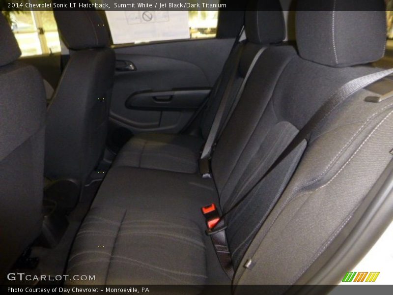 Summit White / Jet Black/Dark Titanium 2014 Chevrolet Sonic LT Hatchback