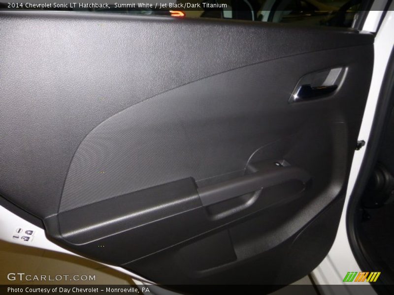Summit White / Jet Black/Dark Titanium 2014 Chevrolet Sonic LT Hatchback