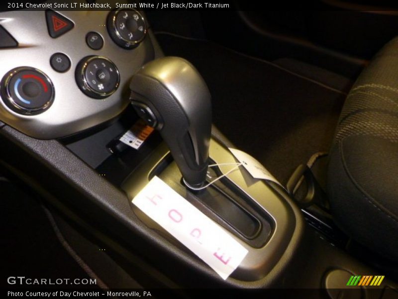 Summit White / Jet Black/Dark Titanium 2014 Chevrolet Sonic LT Hatchback