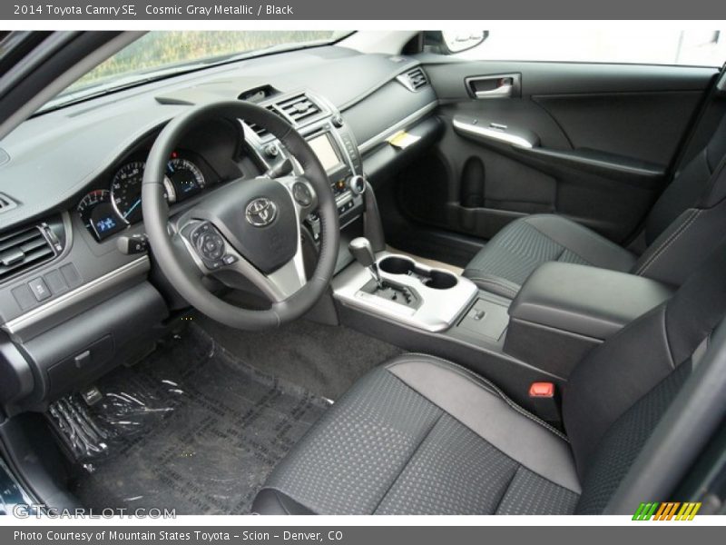 Cosmic Gray Metallic / Black 2014 Toyota Camry SE