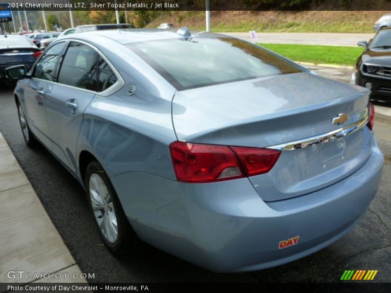 Silver Topaz Metallic / Jet Black 2014 Chevrolet Impala LTZ