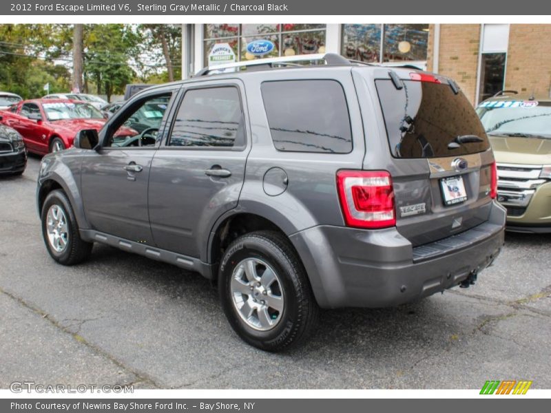 Sterling Gray Metallic / Charcoal Black 2012 Ford Escape Limited V6