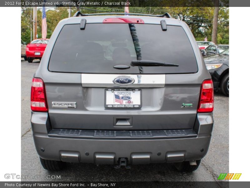 Sterling Gray Metallic / Charcoal Black 2012 Ford Escape Limited V6