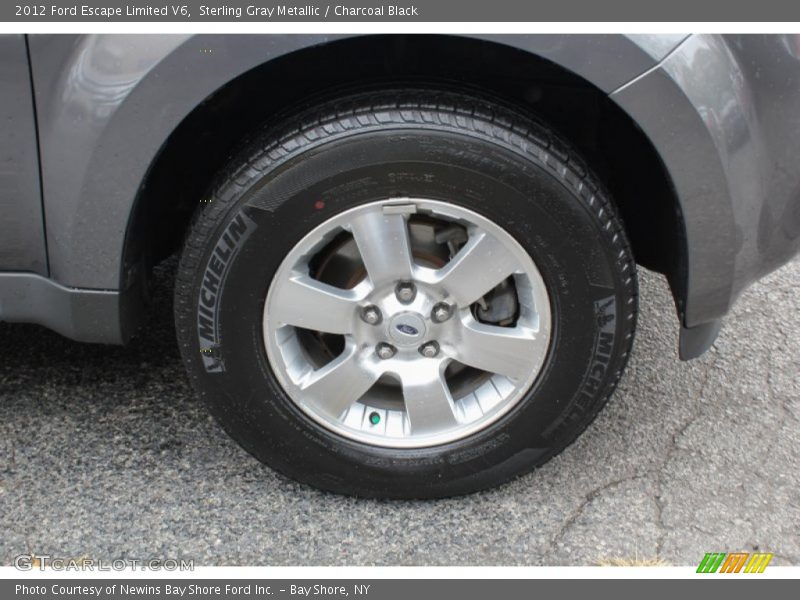 Sterling Gray Metallic / Charcoal Black 2012 Ford Escape Limited V6