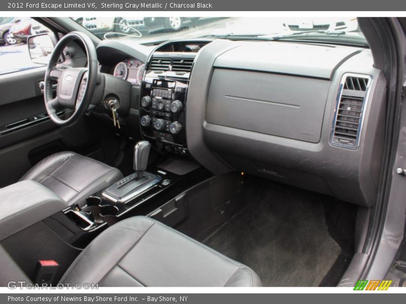 Sterling Gray Metallic / Charcoal Black 2012 Ford Escape Limited V6