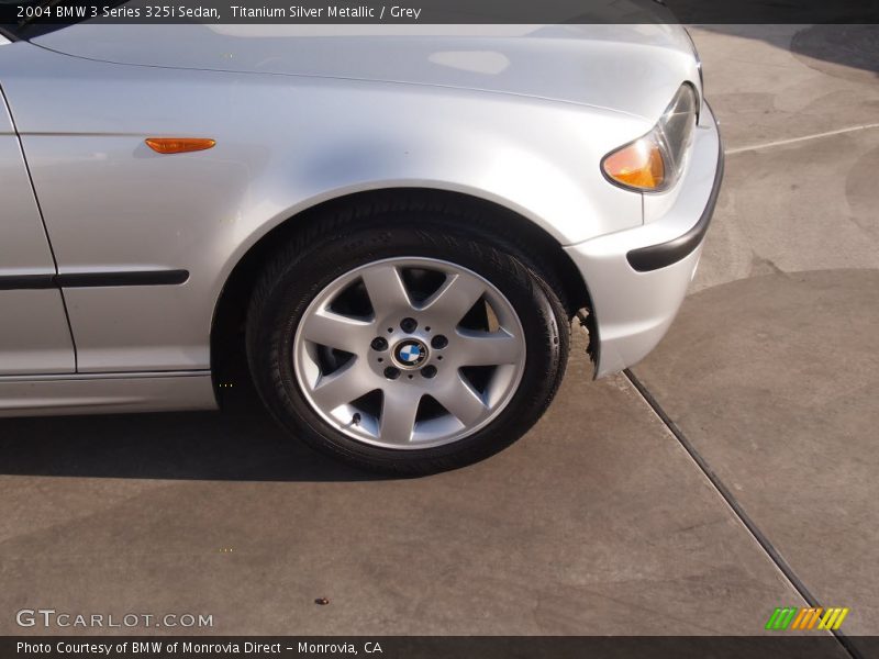 Titanium Silver Metallic / Grey 2004 BMW 3 Series 325i Sedan