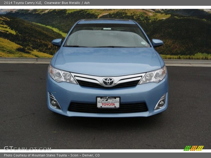 Clearwater Blue Metallic / Ash 2014 Toyota Camry XLE