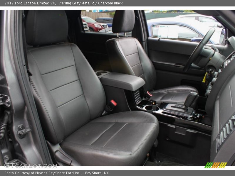 Sterling Gray Metallic / Charcoal Black 2012 Ford Escape Limited V6