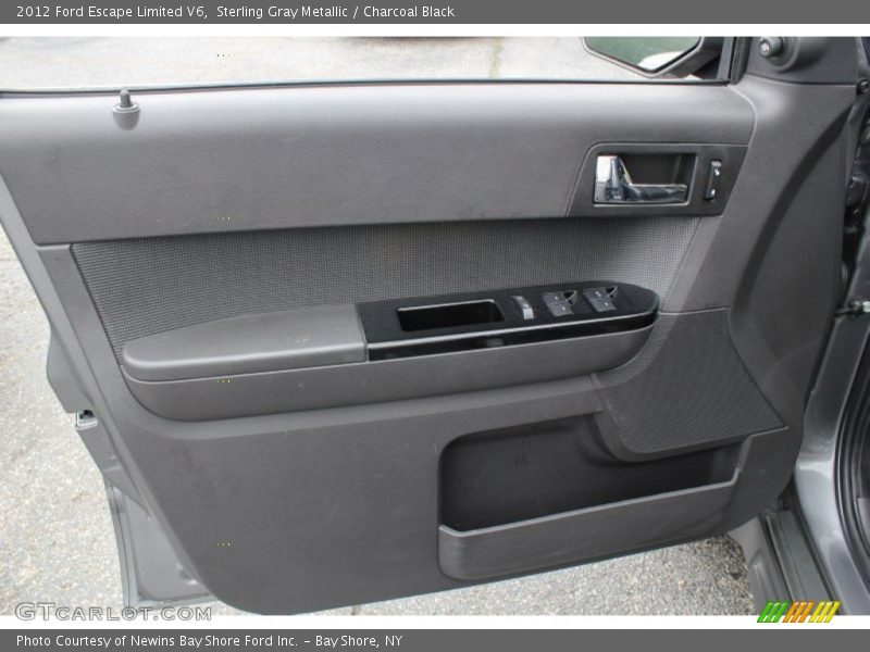 Sterling Gray Metallic / Charcoal Black 2012 Ford Escape Limited V6
