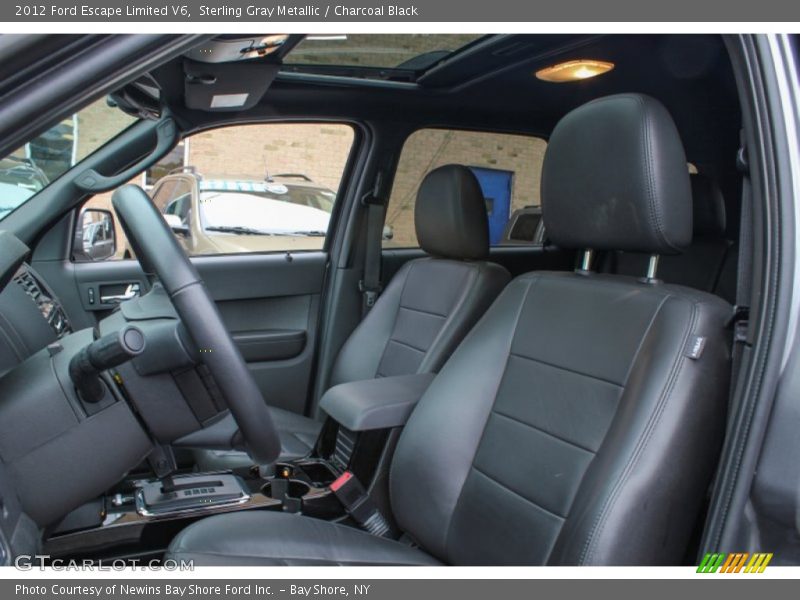 Sterling Gray Metallic / Charcoal Black 2012 Ford Escape Limited V6