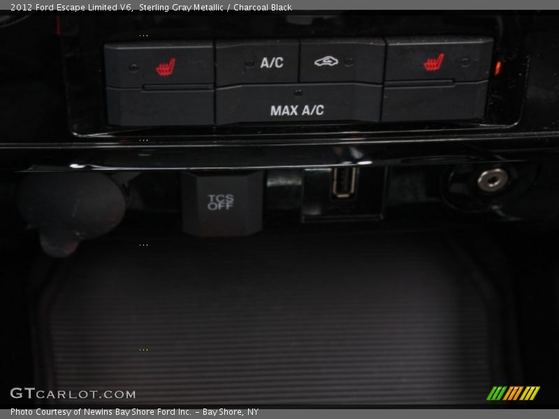 Sterling Gray Metallic / Charcoal Black 2012 Ford Escape Limited V6