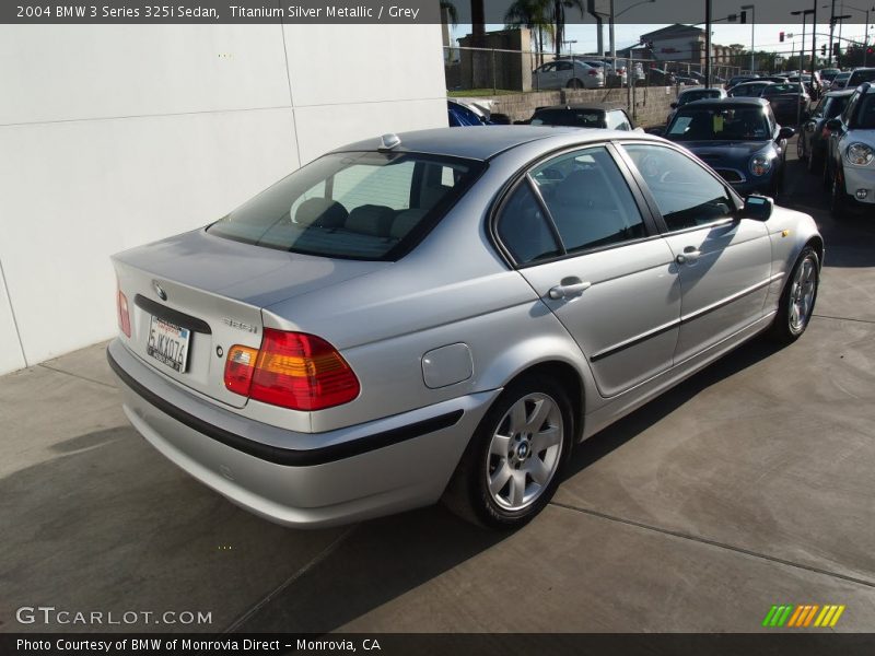Titanium Silver Metallic / Grey 2004 BMW 3 Series 325i Sedan