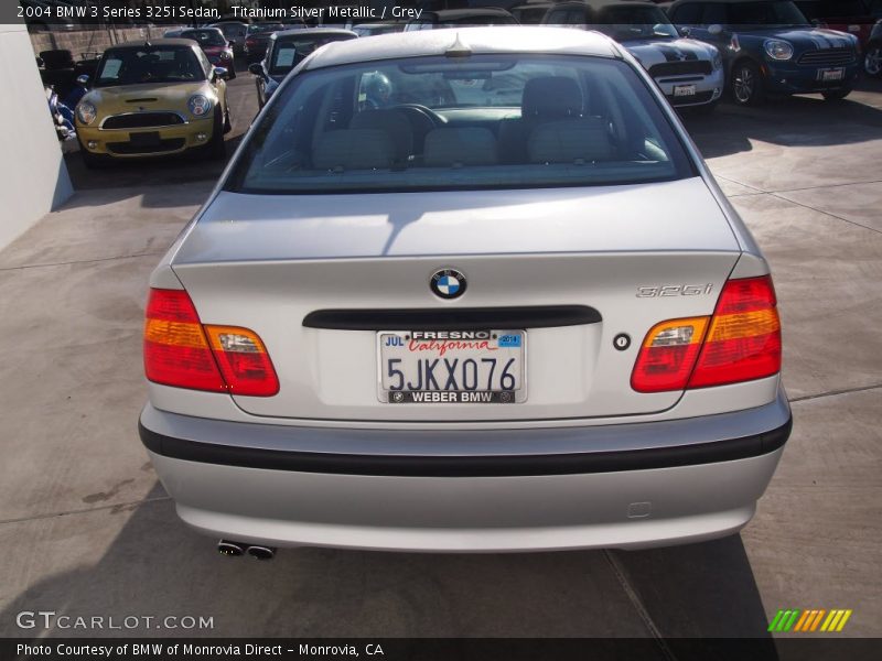 Titanium Silver Metallic / Grey 2004 BMW 3 Series 325i Sedan