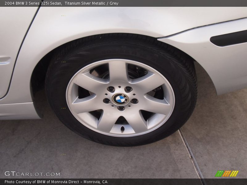 Titanium Silver Metallic / Grey 2004 BMW 3 Series 325i Sedan
