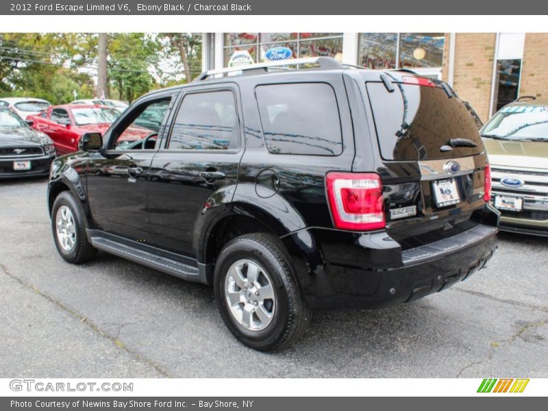 Ebony Black / Charcoal Black 2012 Ford Escape Limited V6