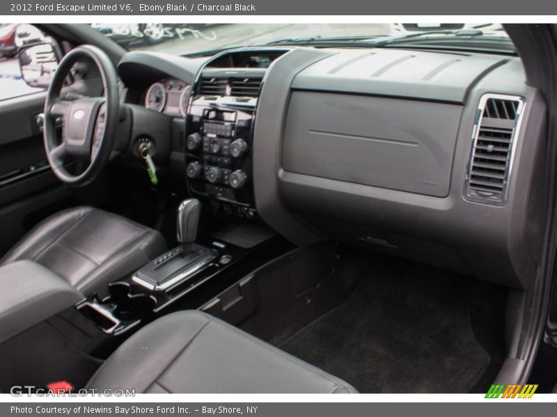 Ebony Black / Charcoal Black 2012 Ford Escape Limited V6