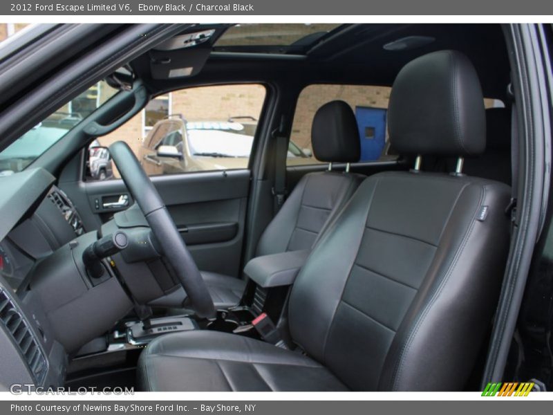 Ebony Black / Charcoal Black 2012 Ford Escape Limited V6