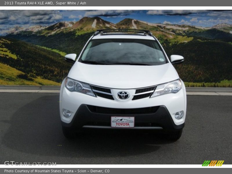 Super White / Ash 2013 Toyota RAV4 XLE AWD
