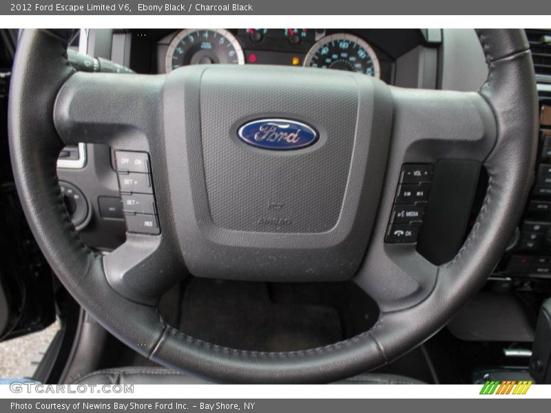 Ebony Black / Charcoal Black 2012 Ford Escape Limited V6