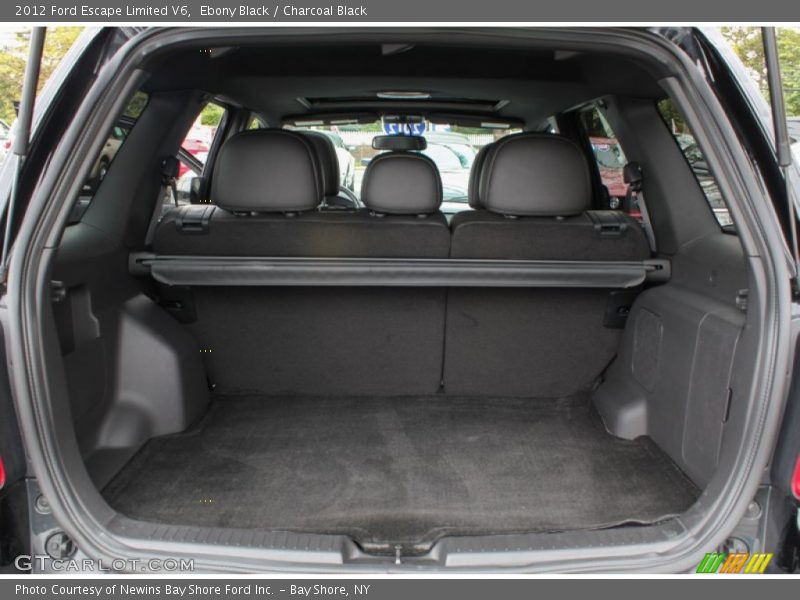 Ebony Black / Charcoal Black 2012 Ford Escape Limited V6