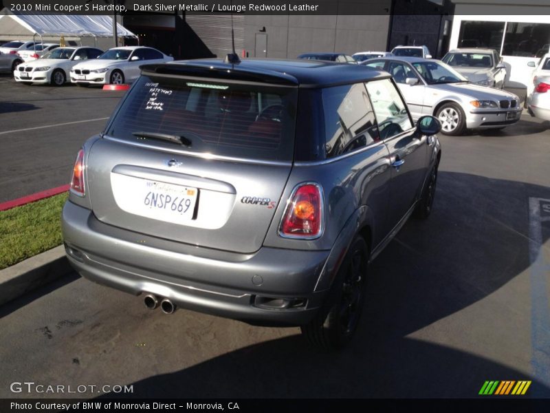 Dark Silver Metallic / Lounge Redwood Leather 2010 Mini Cooper S Hardtop