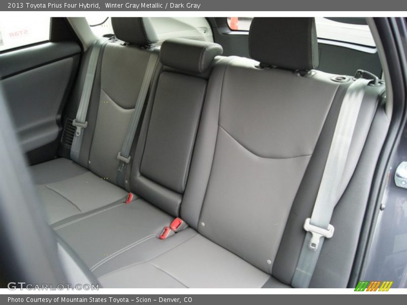 Winter Gray Metallic / Dark Gray 2013 Toyota Prius Four Hybrid