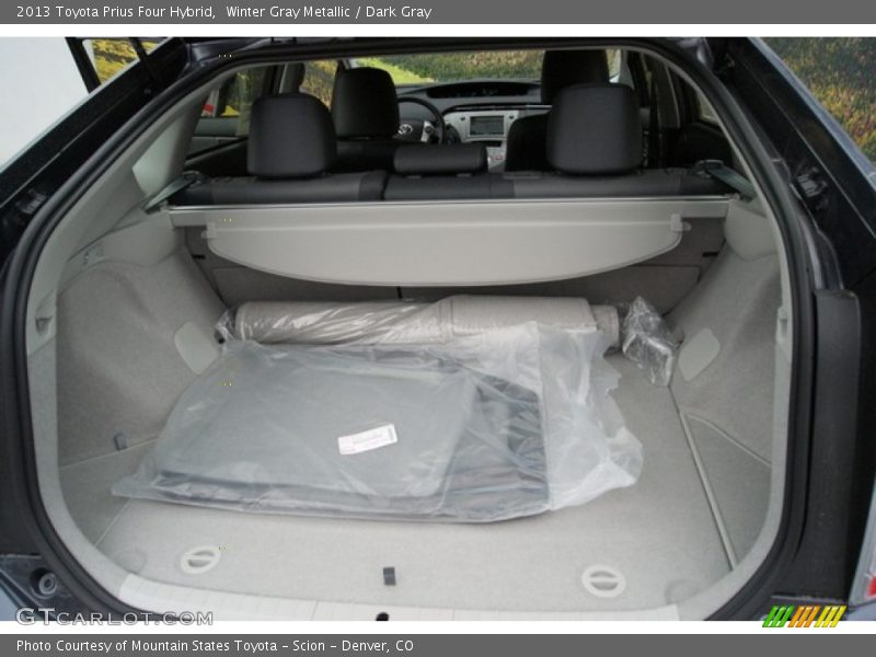 Winter Gray Metallic / Dark Gray 2013 Toyota Prius Four Hybrid
