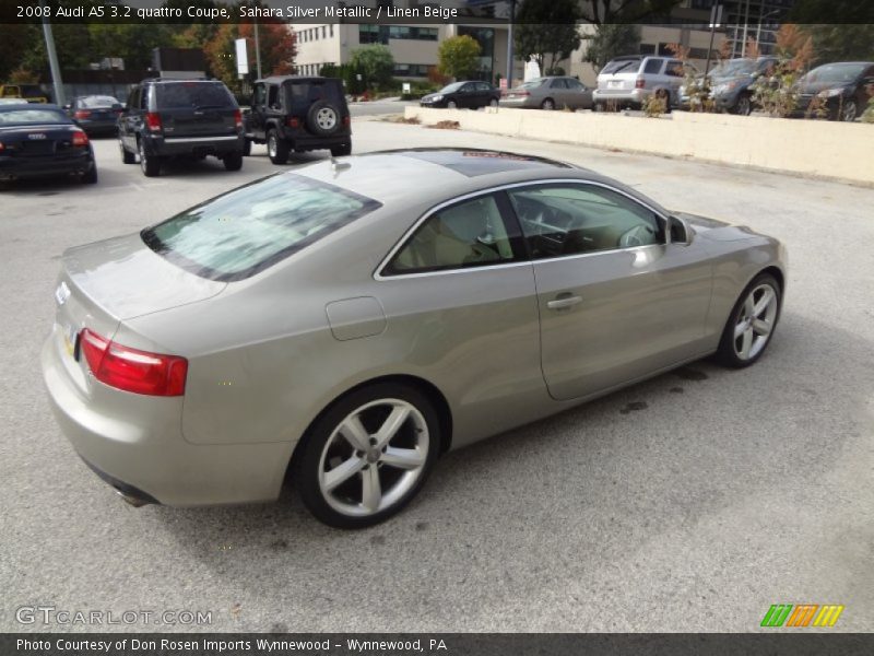  2008 A5 3.2 quattro Coupe Sahara Silver Metallic