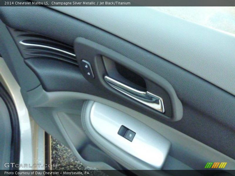 Champagne Silver Metallic / Jet Black/Titanium 2014 Chevrolet Malibu LS
