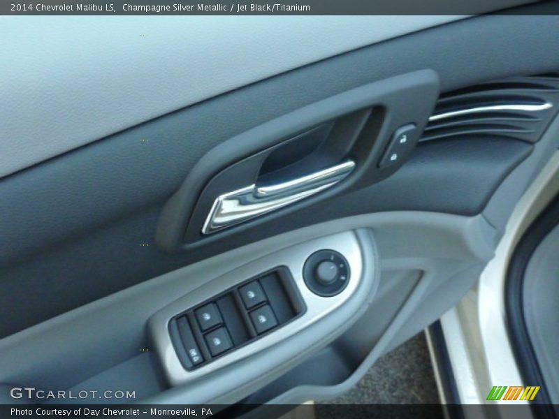 Champagne Silver Metallic / Jet Black/Titanium 2014 Chevrolet Malibu LS