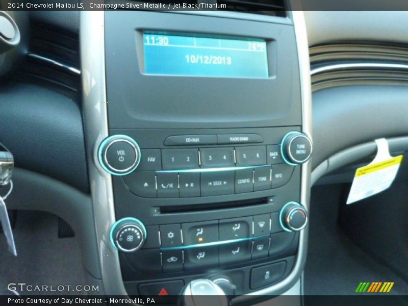 Champagne Silver Metallic / Jet Black/Titanium 2014 Chevrolet Malibu LS