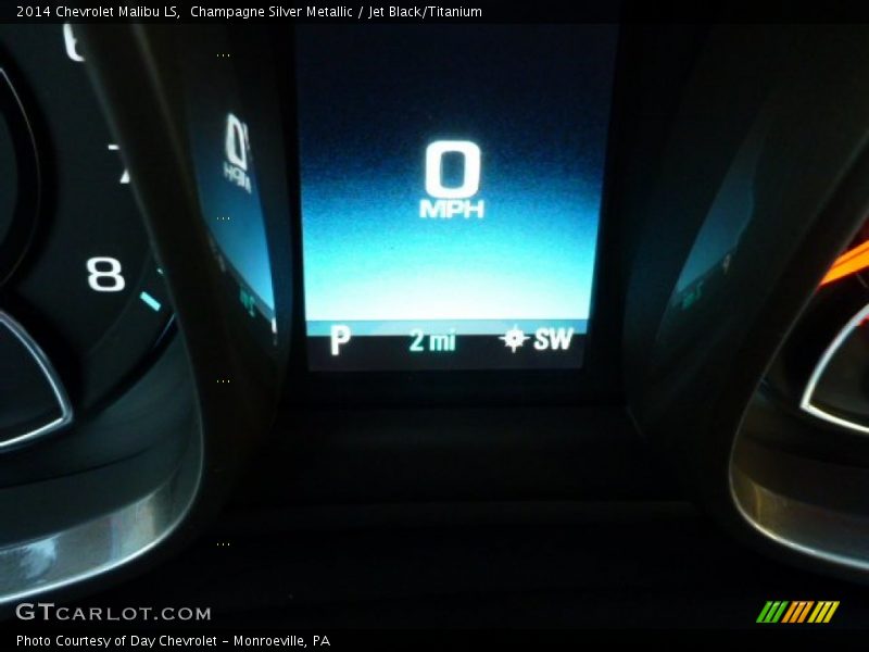 Champagne Silver Metallic / Jet Black/Titanium 2014 Chevrolet Malibu LS
