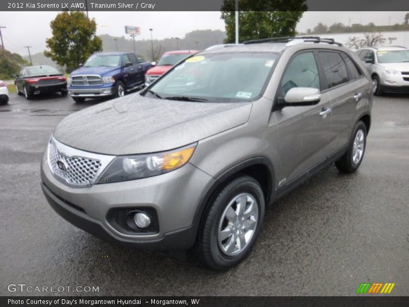 Titanium Silver / Gray 2012 Kia Sorento LX AWD