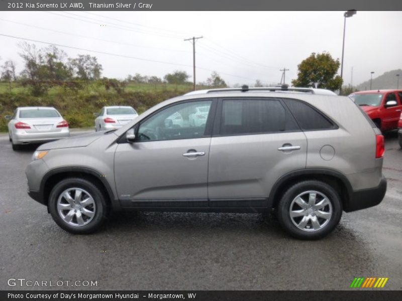 Titanium Silver / Gray 2012 Kia Sorento LX AWD
