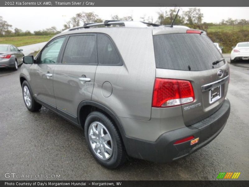 Titanium Silver / Gray 2012 Kia Sorento LX AWD