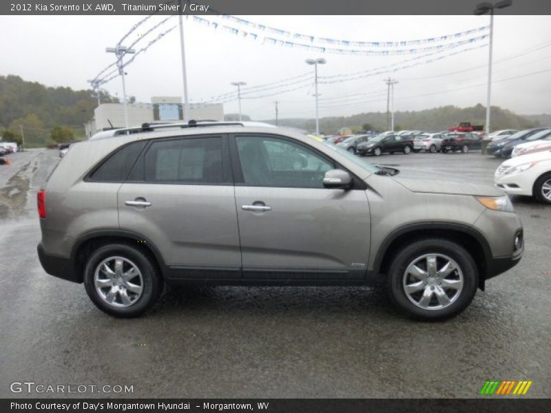 Titanium Silver / Gray 2012 Kia Sorento LX AWD