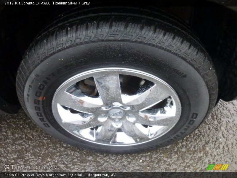 Titanium Silver / Gray 2012 Kia Sorento LX AWD
