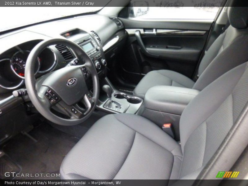 Titanium Silver / Gray 2012 Kia Sorento LX AWD