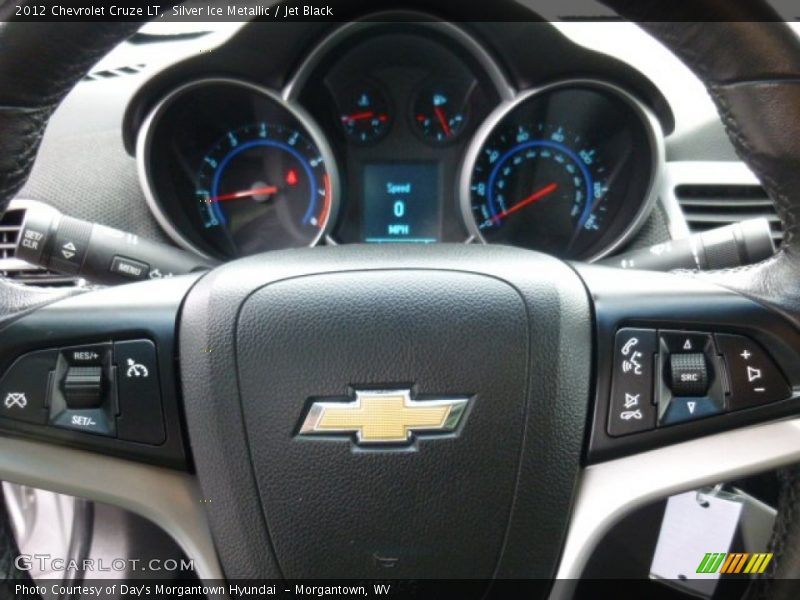 Silver Ice Metallic / Jet Black 2012 Chevrolet Cruze LT