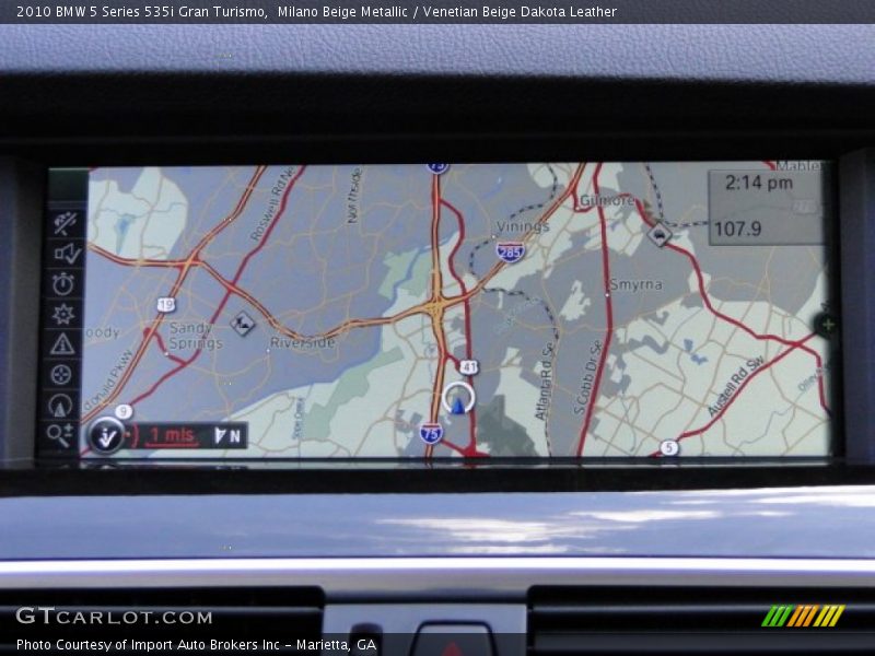 Navigation of 2010 5 Series 535i Gran Turismo
