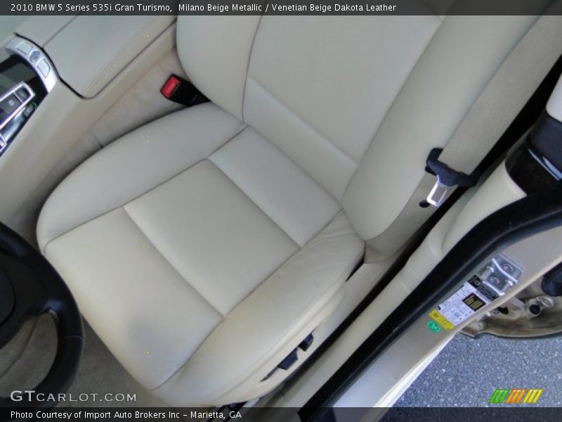 Milano Beige Metallic / Venetian Beige Dakota Leather 2010 BMW 5 Series 535i Gran Turismo