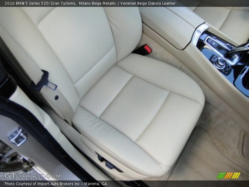 Milano Beige Metallic / Venetian Beige Dakota Leather 2010 BMW 5 Series 535i Gran Turismo