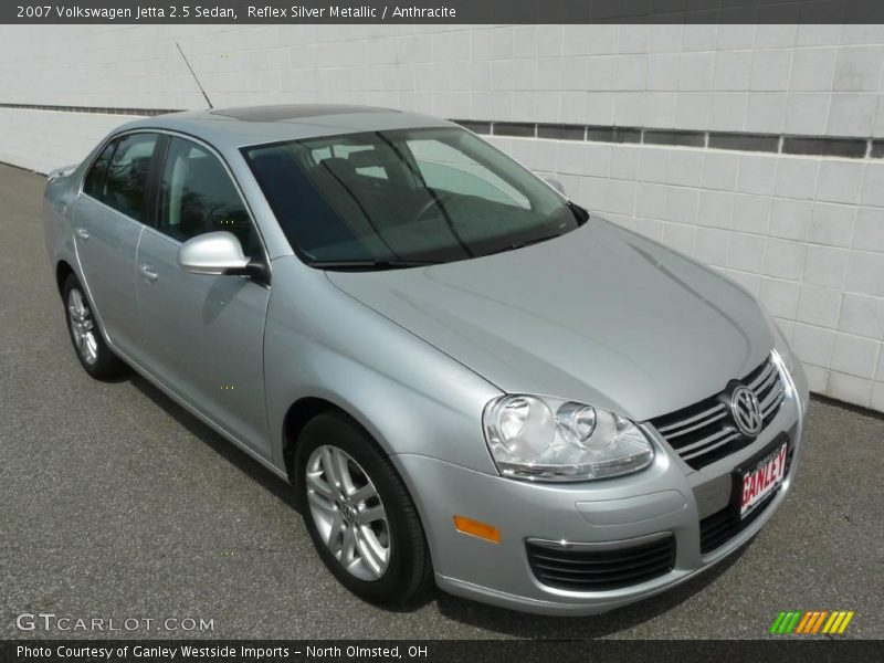 Reflex Silver Metallic / Anthracite 2007 Volkswagen Jetta 2.5 Sedan
