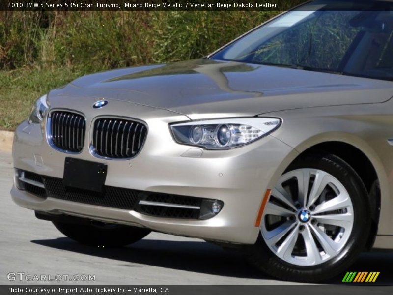 Milano Beige Metallic / Venetian Beige Dakota Leather 2010 BMW 5 Series 535i Gran Turismo