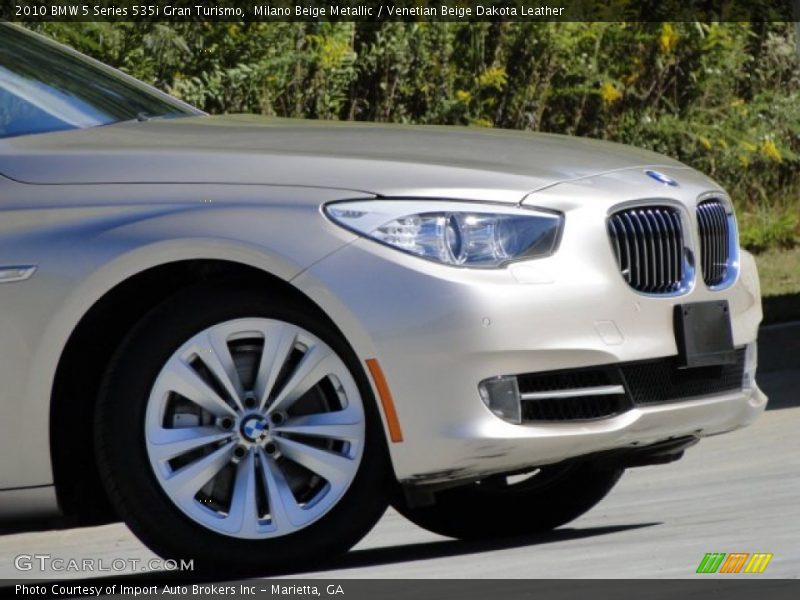 Milano Beige Metallic / Venetian Beige Dakota Leather 2010 BMW 5 Series 535i Gran Turismo
