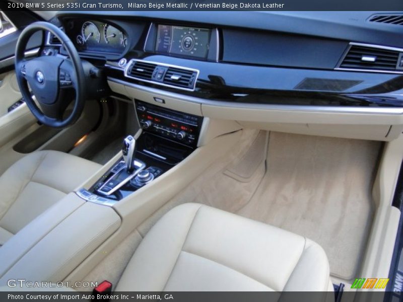 Milano Beige Metallic / Venetian Beige Dakota Leather 2010 BMW 5 Series 535i Gran Turismo